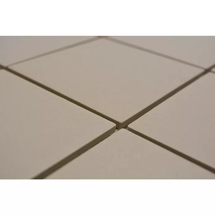 Mozaïektegel vierkant Uni CU 942 - 29,8 x 29,8 cm, Lichtgrijs, Mat - Close-up