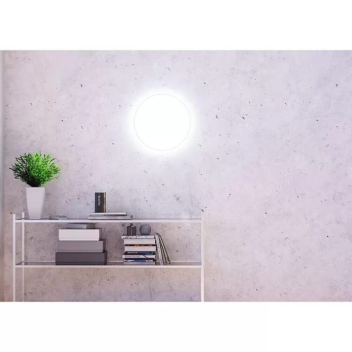 Müller-Licht Tint LED-Panel rund Tint Loris - 30 W, Ø x H: 450 mm x 5,1 cm, Weiß, Warmweiß - Stimmungsaufnahme