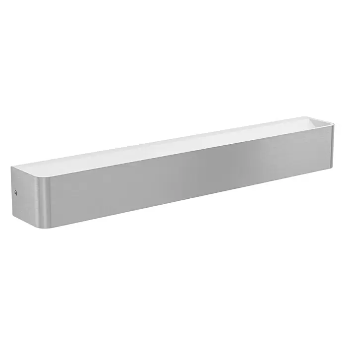 Eglo LED-Spiegelleuchte SANIA 5 - 26,5 W, L x B x H: 62 x 0 x 80 cm, Nickel-matt/Weiß - Diagonale Ansicht