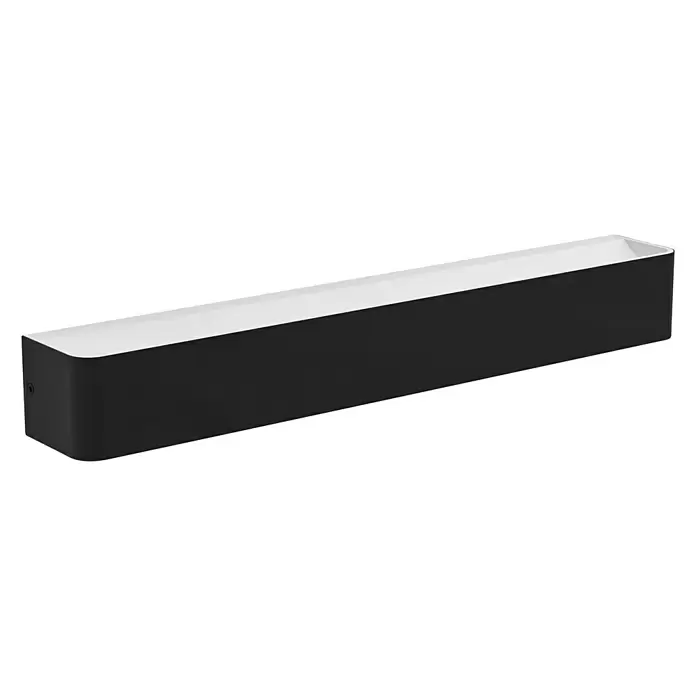 Eglo LED-Spiegelleuchte SANIA 5 - 26,5 W, L x B x H: 62 x 0 x 80 cm, Schwarz/Weiß - Diagonale Ansicht