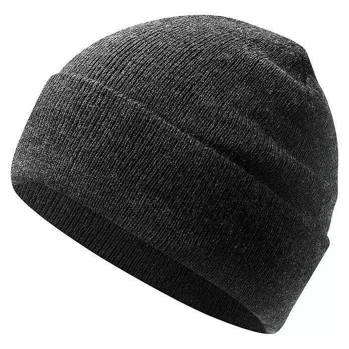 Strickmütze Basic - Konfektionsgröße: Universal, Grau - Diagonale Ansicht