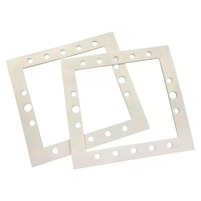 KWAD Dichtungsflansch Skimmer Standard - Geeignet für: Pool, Weiß - Diagonale Ansicht