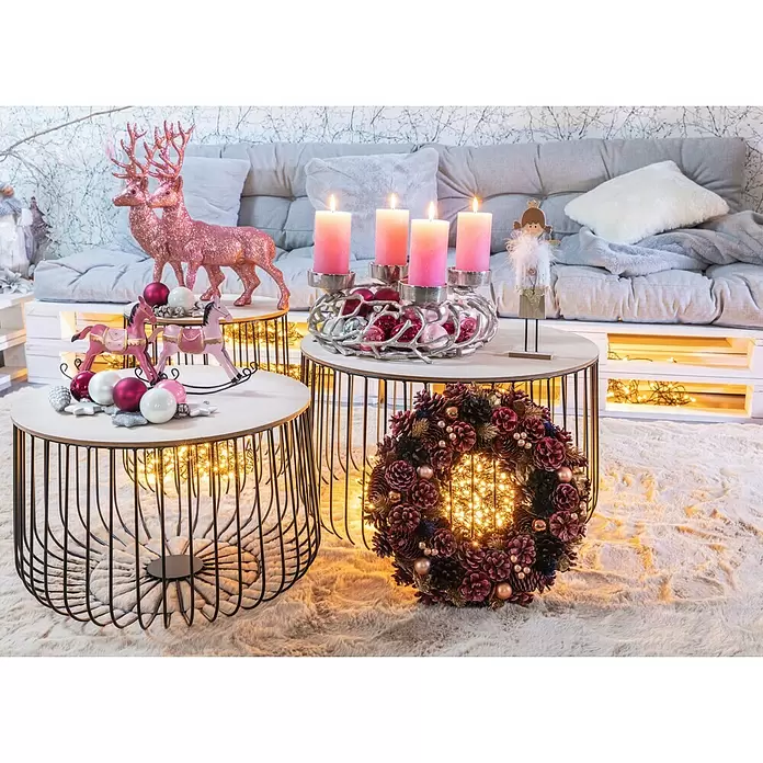 Christbaumschmuck Stern - Silber, Kunststoff, Stern, 8 Stk. - Stimmungsaufnahme