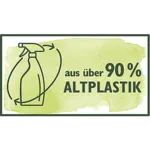 aus über 90% Altplastik