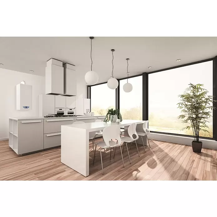 Ariston Caldera Matis Condens Plus 24 - Display multifunción, 22 kW - Foto ambiente