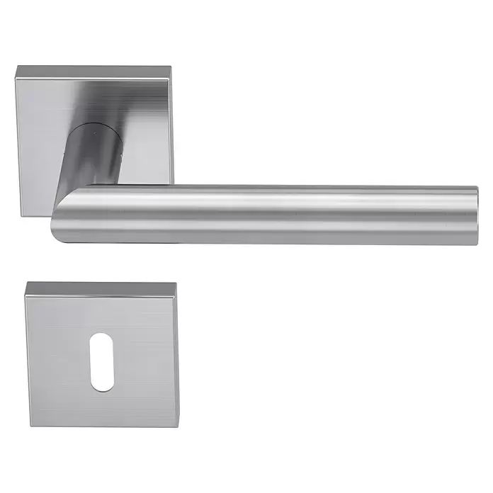 Diamond Doors Modern Zimmertürgarnitur Quattro - Matt, Buntbart BB - Vorderansicht