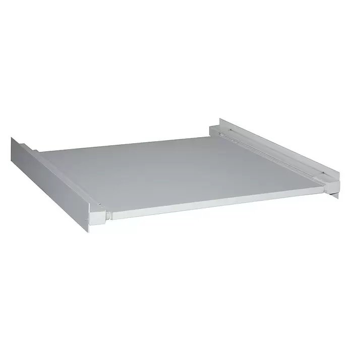Nedco Wasmachine & droger combirand met lade - 53 x 62 cm, Wit - Diagonaal zicht