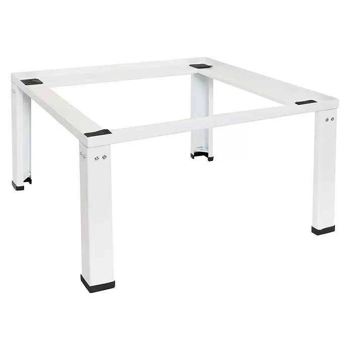 Nedco Wasmachineverhoger - 61 x 55 x 30 cm, Wit - Diagonaal zicht