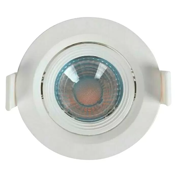 LED ugradbena svjetiljka, okrugla - 3 W, Ø x V: 68 x 45 mm, Hladna bijela - Pogled odozdo