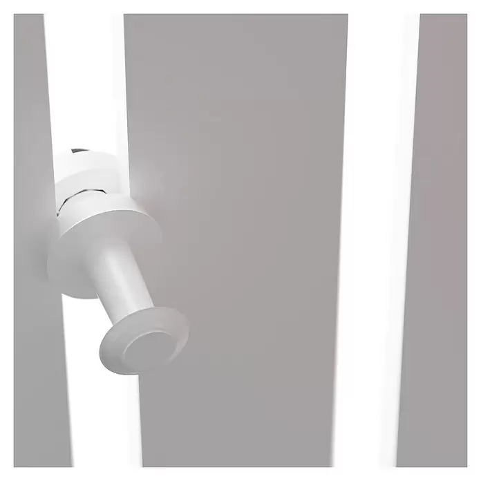 Admiral Designheizkörper Tokio - 55 x 150 cm, 799 W, Weiß - Diagonale Ansicht