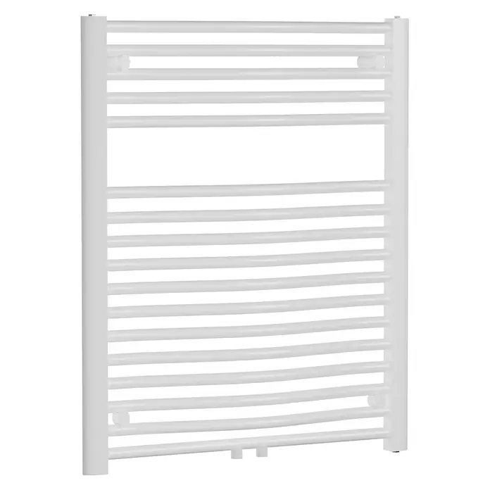 Admiral Badheizkörper Madrid - 60 x 77 cm, Mit Mittelanschluss, 484 W bei 75/65/20 °C, Weiß - Diagonale Ansicht