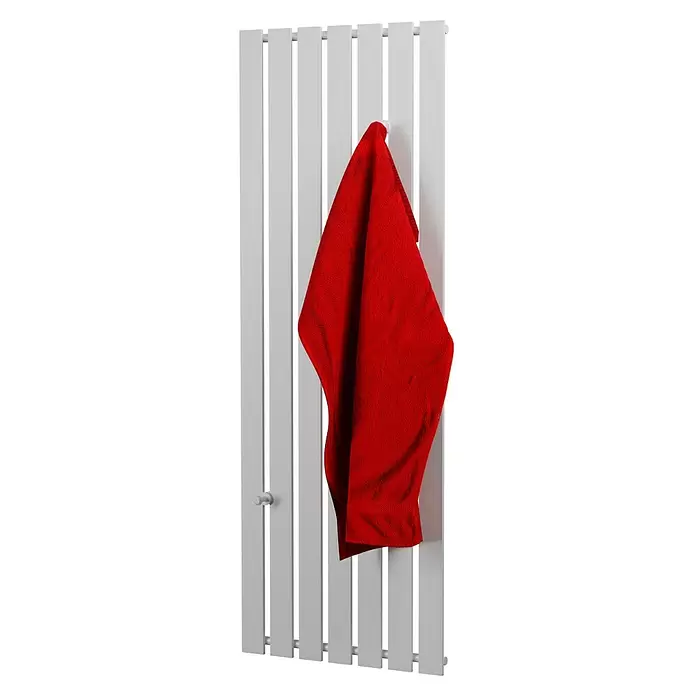 Admiral Designheizkörper Tokio - 55 x 150 cm, 799 W, Weiß - Diagonale Ansicht