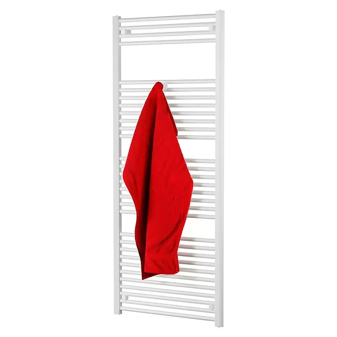 Admiral Kupaonski radijator Berlin - 60 x 157 cm, 813 W, Bijele boje - Dijagonalni pogled