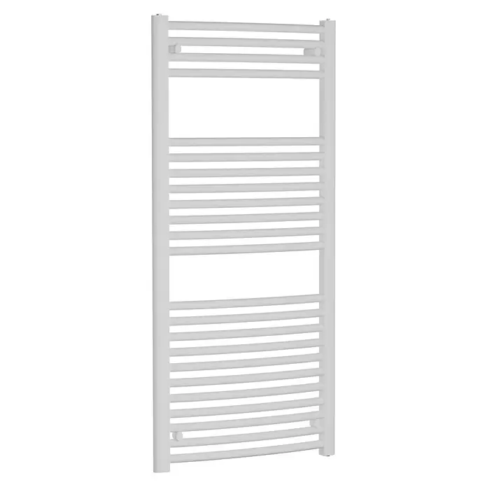 Admiral Kupaonski radijator Kairo - 50 x 117 cm, 529 W, Bijele boje - Dijagonalni pogled