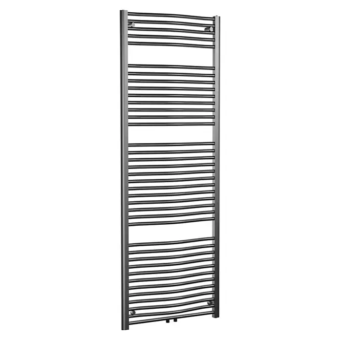 Admiral Badheizkörper Madrid - 60 x 177 cm, Mit Mittelanschluss, 1.090 W bei 75/65/20 °C, Chrom - Diagonale Ansicht