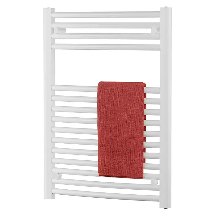Admiral Kupaonski radijator Kairo - 50 x 73 cm, 331 W, Bijele boje - Dijagonalni pogled