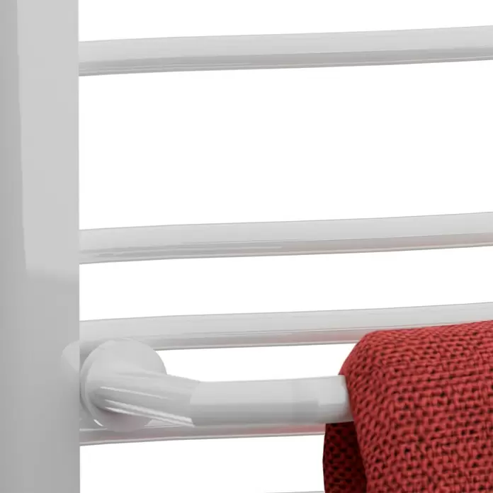 Admiral Elektro-Badheizkörper Mannheim - 60 x 131 cm, 600 W, Weiß, Heizstab - Detailaufnahme