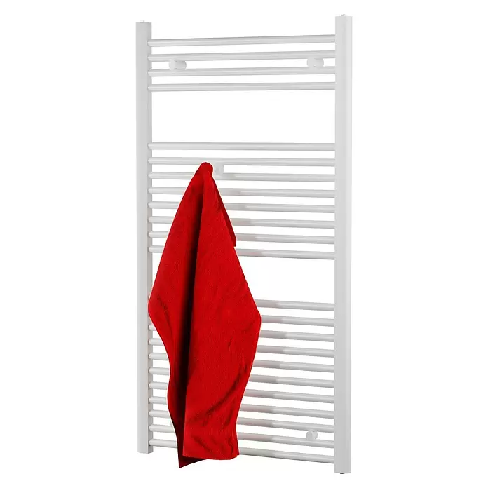 Admiral Kupaonski radijator Berlin - 60 x 117 cm, 598 W, Bijele boje - Dijagonalni pogled