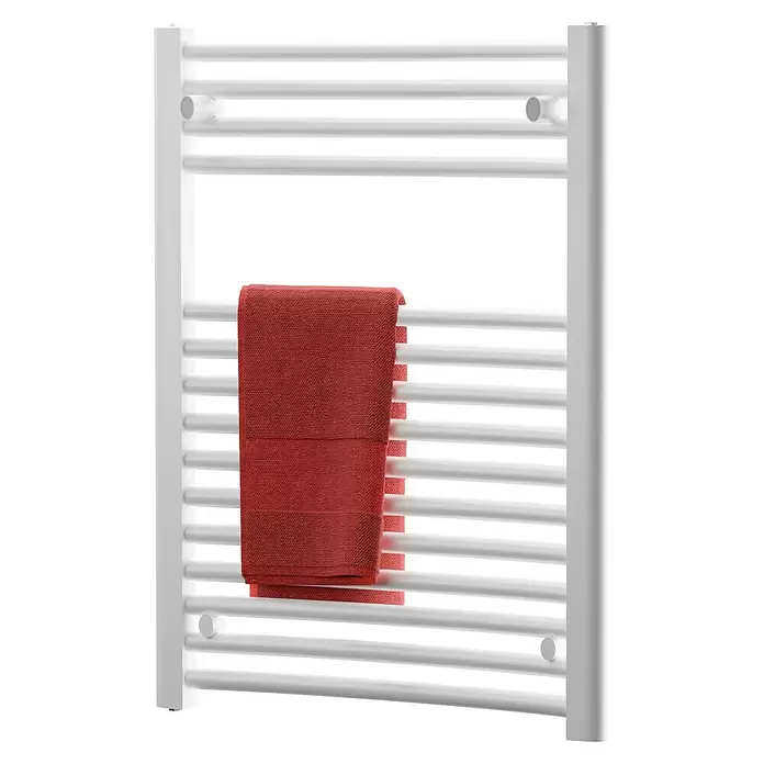 Admiral Kupaonski radijator Kairo - 50 x 73 cm, 331 W, Bijele boje - Pogled straga