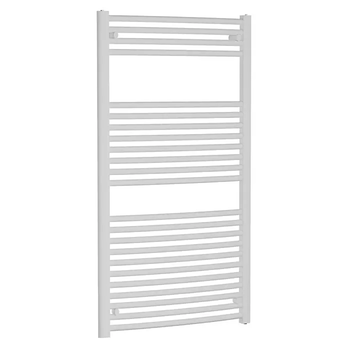 Admiral Kupaonski radijator Kairo - 60 x 117 cm, 615 W, Bijele boje - Dijagonalni pogled