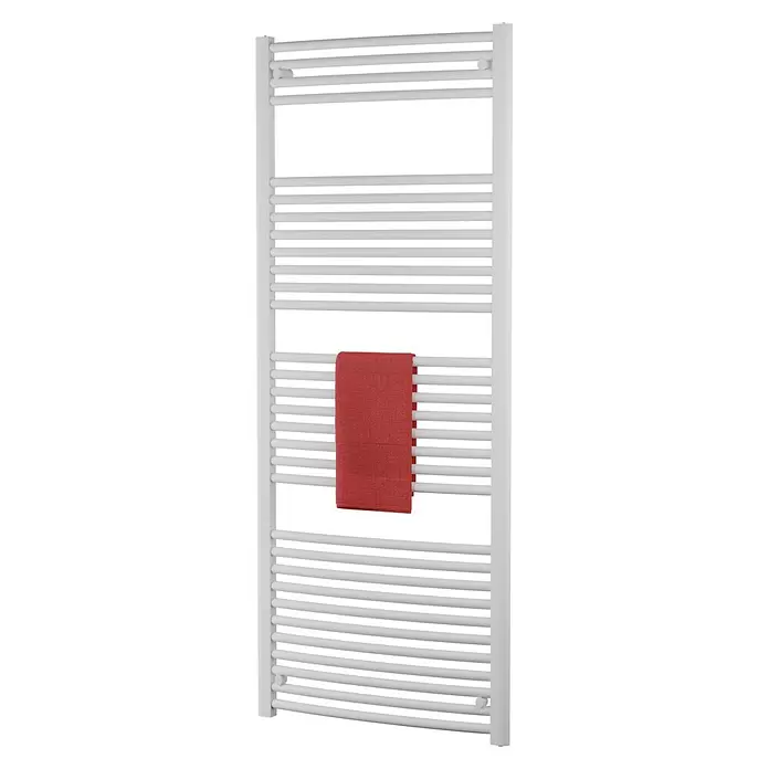 Admiral Kupaonski radijator Kairo - 60 x 157 cm, 830 W, Bijele boje - Dijagonalni pogled