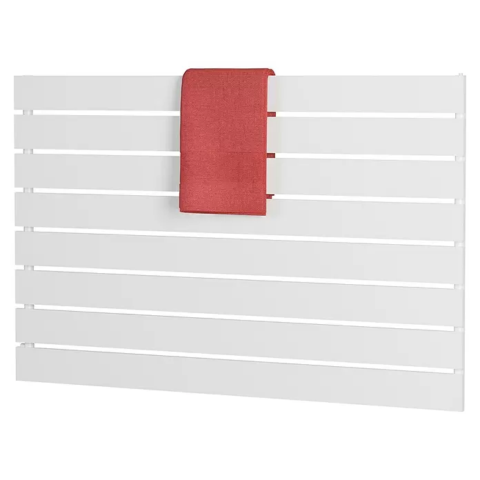 Admiral Radiador de diseño Rom - 100 x 63 cm, 631 W, Blanco - Vista angular