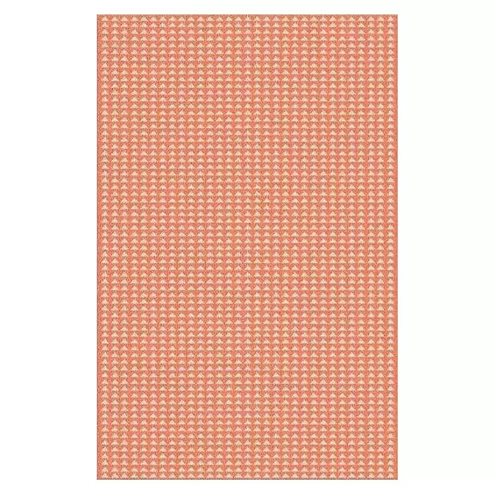 Tepih Multi - Narančasta boja, D x Š: 170 x 120 cm - Pogled sprijeda