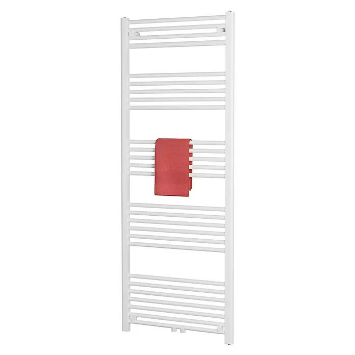 Admiral Kupaonski radijator Florence - 60 x 160 cm, sa srednjim priključkom, 774 W pri 75/65/20 °C, Bijele boje - Dijagonalni pogled