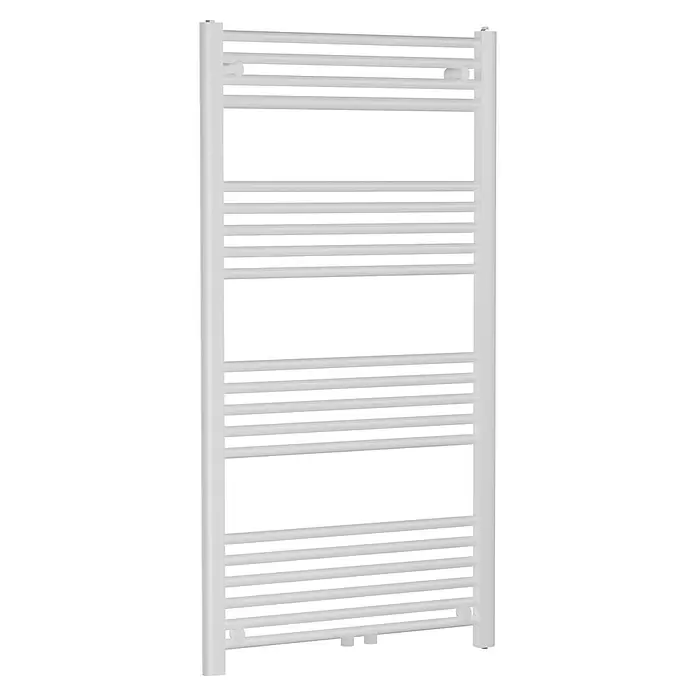 Admiral Kupaonski radijator Florence - 60 x 120 cm, sa srednjim priključkom, 577 W pri 75/65/20 °C, Bijele boje - Dijagonalni pogled