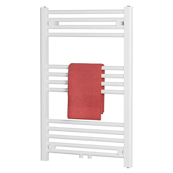 Admiral Kupaonski radijator Florence - 50 x 80 cm, sa srednjim priključkom, 325 W pri 75/65/20 °C, Bijele boje - Dijagonalni pogled