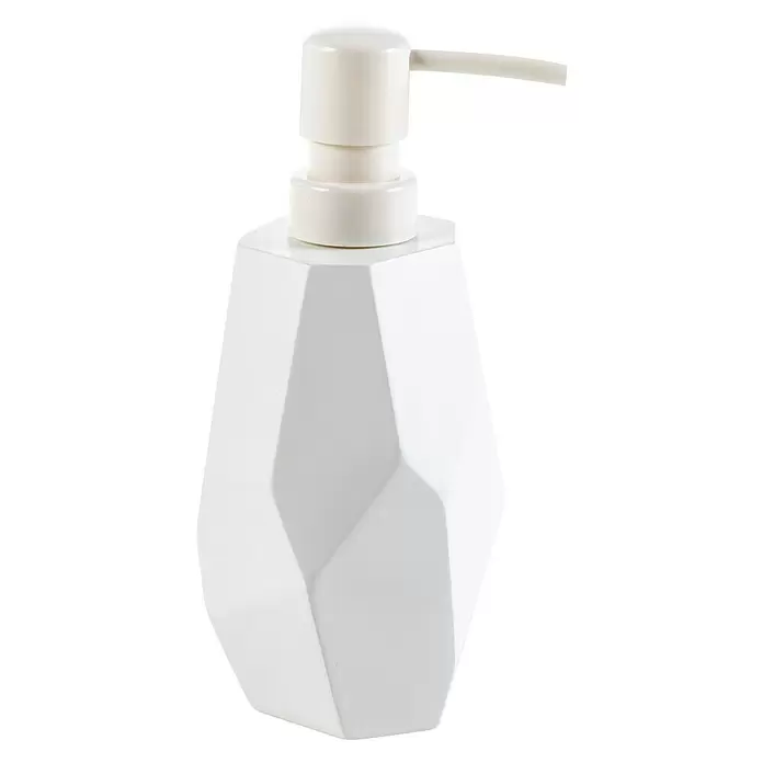 Cipì Surface Bamboo Dispensador de jabón - Plástico (ABS), Blanco - Vista frontal