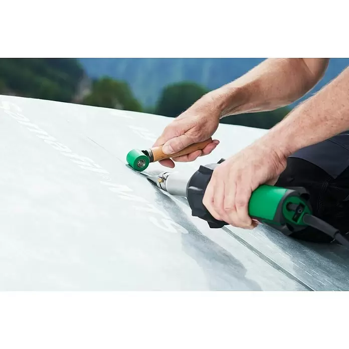 Leister Heißluftgebläse Triac AT - Luftstromregulierung: 5-stufig, Temperatureinstellung: 5 °C Schritt, Digital - Anwendungsbeispiel