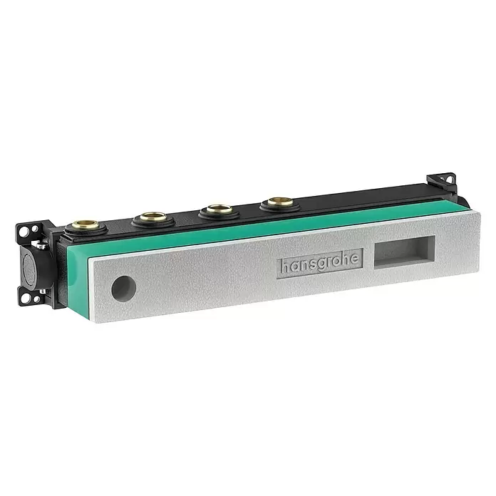 Hansgrohe Unterputzsystem RainSelect - ¾″, Einbautiefe: 87 mm - 122 mm - Diagonale Ansicht