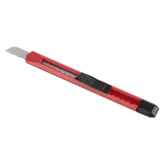 BAUHAUS Cuttermesser - Klingenbreite: 9 mm, Abbrechklinge, Material Griff: Kunststoff - Diagonale Ansicht