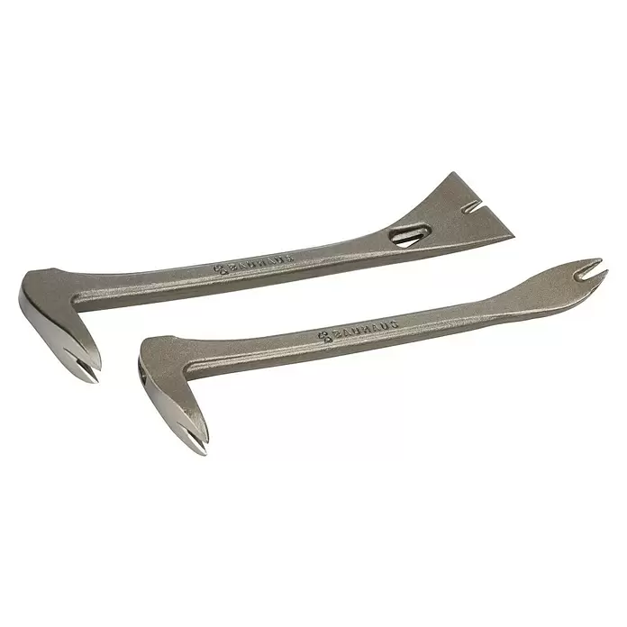 BAUHAUS Nageleisen-Set - 2 -tlg., Länge: 25 cm, Spezialstahl - Diagonale Ansicht