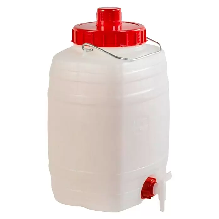 Bačvica za piće Demetra - 10 l, Plastika - Dijagonalni pogled