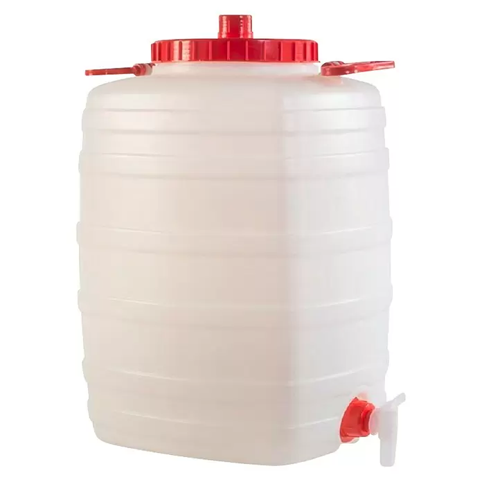 Bačvica za piće Demetra - 50 l, Plastika - Dijagonalni pogled