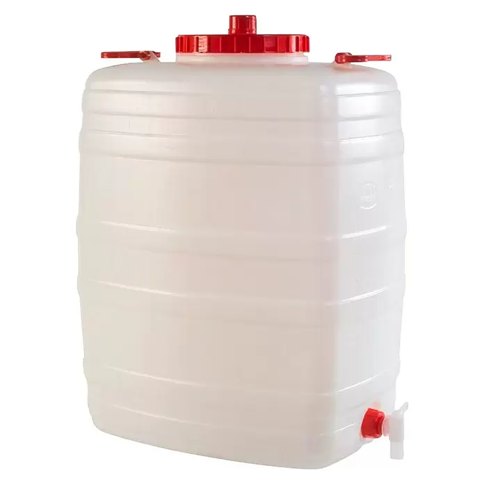 Bačvica za piće Demetra - 100 l, Plastika - Dijagonalni pogled