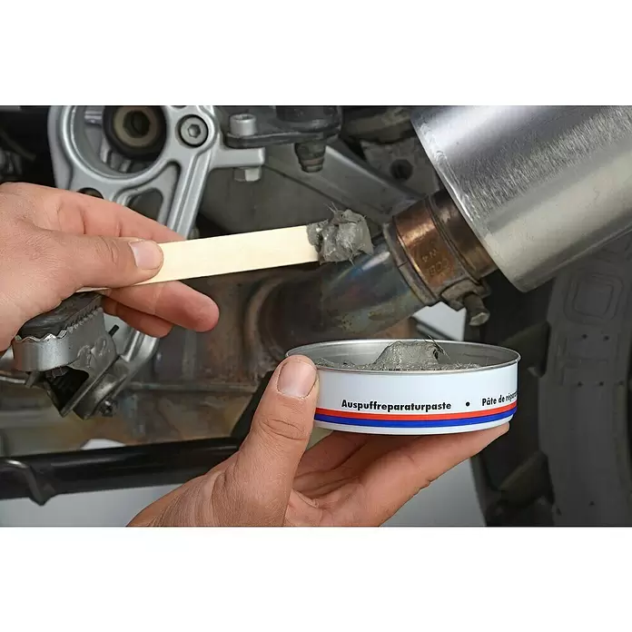 Presto Auspuff-Montagepaste - Dunkelgrau, 200 g - Anwendungsbeispiel