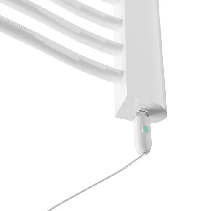 Admiral Elektro-Badheizkörper Mannheim - 60 x 131 cm, 600 W, Weiß, Heizstab - Detailaufnahme