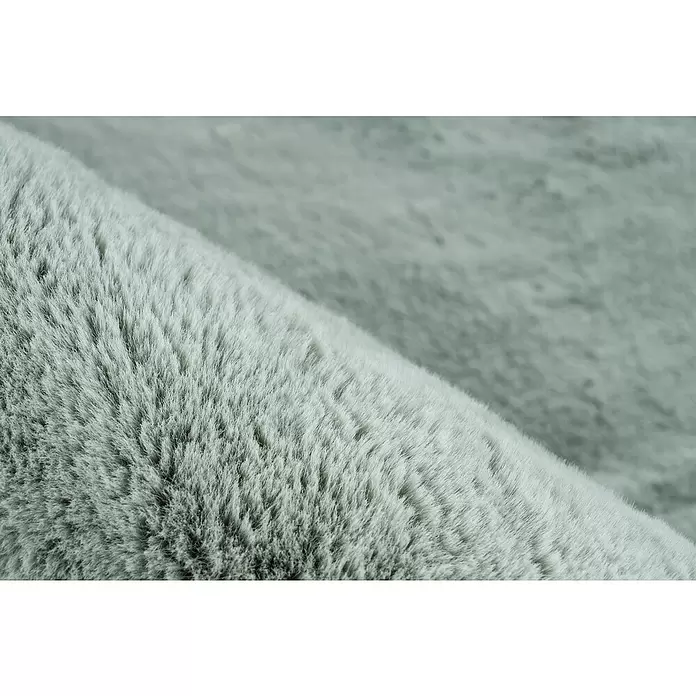 Hochflorteppich Happy - Jade, 150 x 80 cm, 100 % Polyester (Flor) - Detailaufnahme