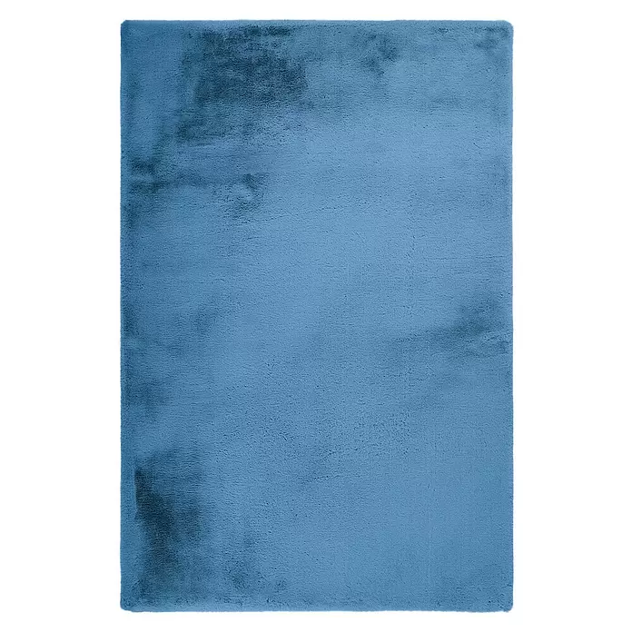 Hochflorteppich Happy - Himmelblau, 150 x 80 cm, 100 % Polyester (Flor) - Detailaufnahme