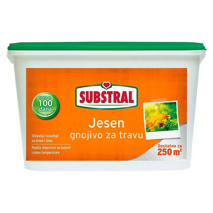 Substral Gnojivo za travnjake Jesen - 5 kg, Sadržaj je dovoljan za: 250 m² - Pogled sprijeda