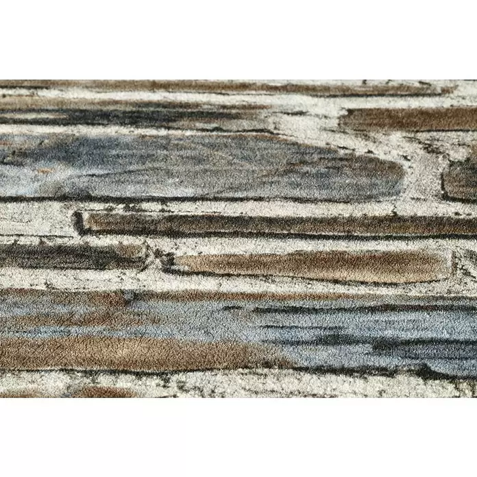 Rasch Tapetenwechsel Vliestapete - Beige/Blau, Steinoptik, 10,05 x 0,53 m - Detailaufnahme