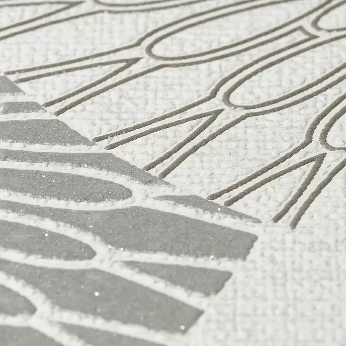 Rasch Tapetenwechsel Vliestapete - Grau, Grafisch, 10,05 x 0,53 m - Detailaufnahme
