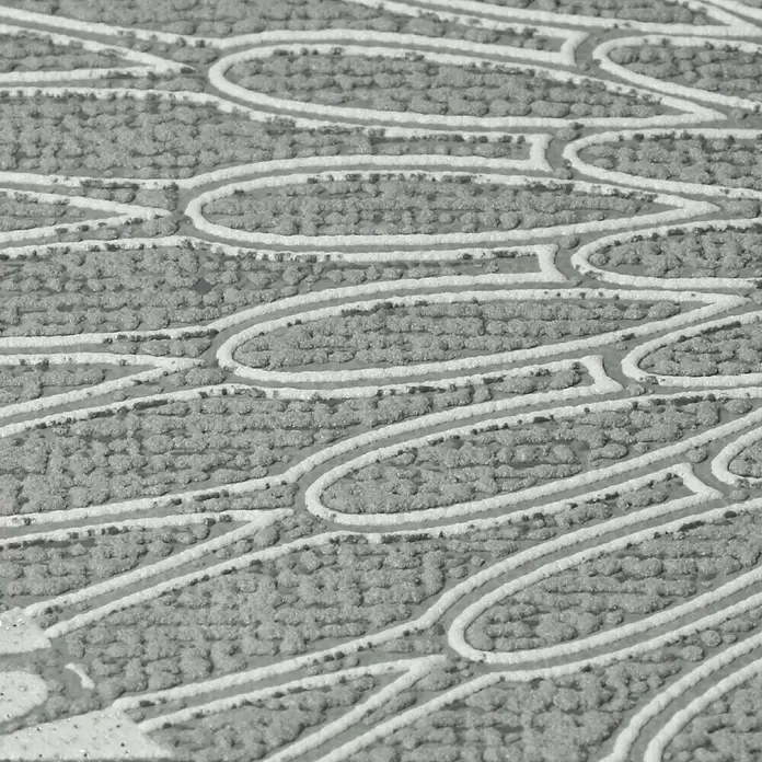 Rasch Tapetenwechsel Vliestapete - Dunkelgrau, Grafisch, 10,05 x 0,53 m - Detailaufnahme