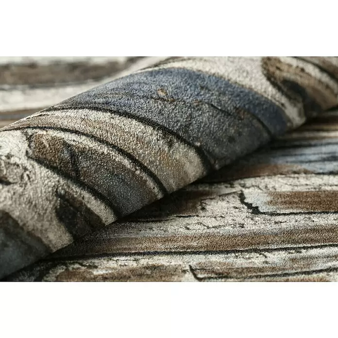 Rasch Tapetenwechsel Vliestapete - Beige/Blau, Steinoptik, 10,05 x 0,53 m - Detailaufnahme