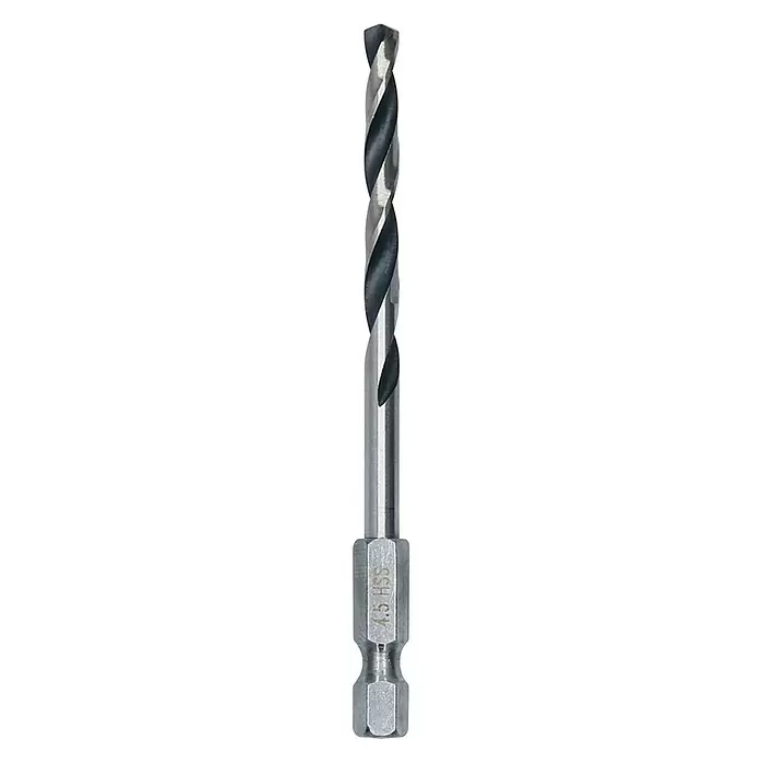 Bosch Professional Metallbohrer POINTTEQ HEX - Durchmesser: 4,5 mm, Arbeitslänge: 47 mm - Vorderansicht