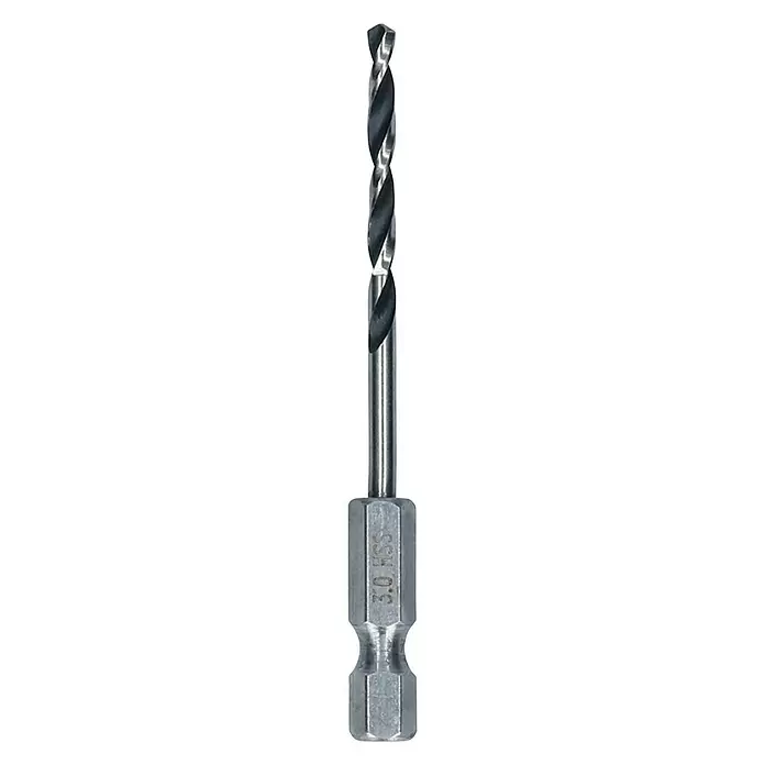 Bosch Professional Metallbohrer POINTTEQ HEX - Durchmesser: 3 mm, Arbeitslänge: 33 mm - Vorderansicht