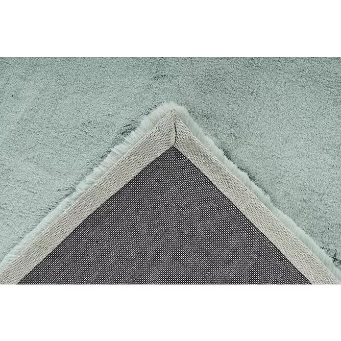 Hochflorteppich Happy - Jade, 150 x 80 cm, 100 % Polyester (Flor) - Detailaufnahme